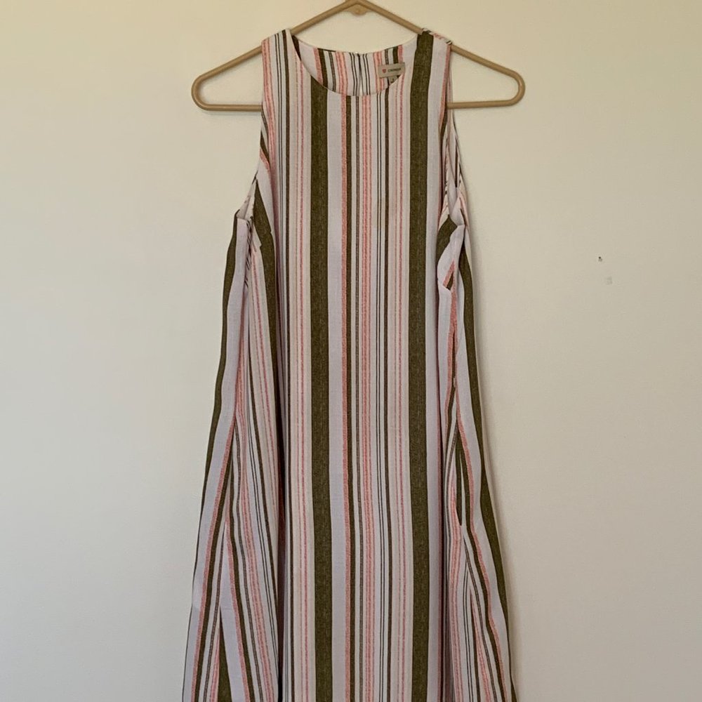 Cremieux Multicolored Striped Dress - Size 2